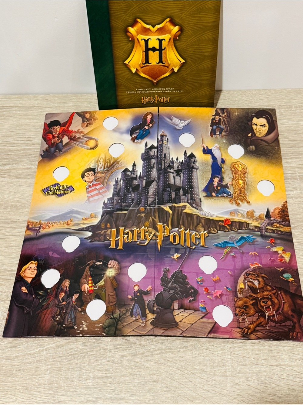 2001 Royal Canadian Mint Harry Potter ReelCoinz Collector Board - No Coins - Picture 3 of 7